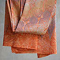 Batik 'Orange Dandelions' Sarong (Indonesia)