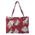 Cotton 'Scarlet Palm' Handbag (Thailand)