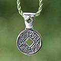 'Lucky Coin' Peridot Necklace (Indonesia)