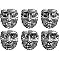 Pewter Girl's Face Charms Value Pack