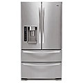 LG Stainless Steel 4-door 21-cubic-foot Refrigerator