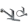 Pull-out Polished Chrome Kitchen Deck Faucet