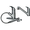 Pull-out Satin Nickel Kitchen Deck Faucet
