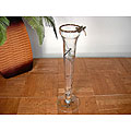Limoges Hand-painted Dragonfly Crystal Vase
