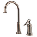 Price Pfister Ashfield Pewter Kitchen Bar Faucet