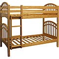 Brighton Oak Twin Bunk Bed
