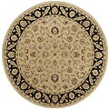 Hand-knotted Persuasion Hand-spun Wool Rug (6' Round)