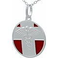 Sterling Silver Medical Necklace