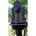 Lion Black Wall Fountain