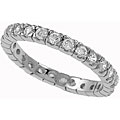 Sterling Silver Cubic Zirconia Eternity Band