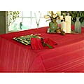 Monticello Tonal Striped Oval Tablecloth (120 in. x 60 in.)
