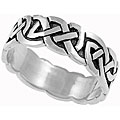 Sterling Silver Woven Celtic Band