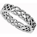 Sterling Silver Woven Celtic Band