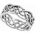Sterling Silver Woven Celtic Band