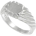 Sterling Silver Child's Etched Ring