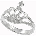 Sterling Silver Child's Crown Ring