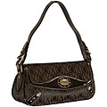 XOXO Brown Monica Satchel