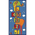 Children's Giraffe Hopscotch Playtime Rug (3' x 6'6)