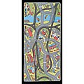 Children's Train Ride Around Town Rug (3' x 6')