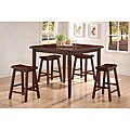 Adams Walnut Counter Dining Set