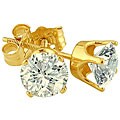 14k Gold Promotional 1/3ct TDW Diamond Studs (I-J,I2-I3)
