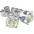 14k White Gold Promotional 1/2ct TDW Diamond Studs (IJ, I2-I3)