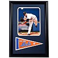 Johan Santana Framed Print with Mini Pennant