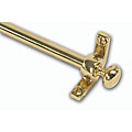 Solid Lacquered Brass Stair Rod