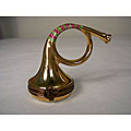 Limoges Hand-painted French Horn Keepsake Box