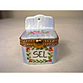 Limoges Hand-painted Sea Salt Keepsake Box