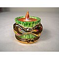 Limoges Cake with Candle and Ribbon Box