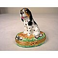 Limoges Brown and White Spaniel Dog