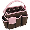 Mackinac Moon Chocolate/ Pink Small Square Organizer