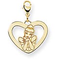 Goldplated Disney's Cinderella Heart Charm