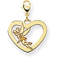 Goldplated Disney's Tinker Bell Heart Charm