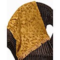 Leaves Luxury Decorative Throw
