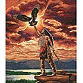 Gift Of The Eagle Feather Counted Cross Stitch Kit