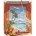 'Tropical Vacation' Counted Cross Stitch Kit