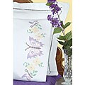 Butterfly Stamped Perle Edge Pillowcases (Set of 2)