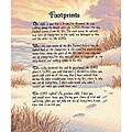 'Footprints in the Sand' Counted Cross Stitch Kit