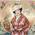 Gold Collection Japanese Maiden Cross Stitch Kit