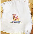 Sleeping Pooh and Friends Cross Stitch Afghan Kit