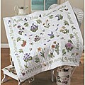 Donna Dewberry 'Year Of Flowers' Stamped Quilt Kit