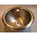 Hammered Copper 12-inch Overflow Sink