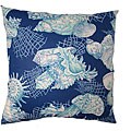Saltwater Blue 24-inch Throw Pillow