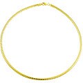 Goldkist 18k Gold over Silver Fettucina Necklace