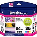 VersaInk-Nano 34MX and 35C Value Combo Ink Cartridges