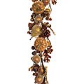 Glittered Bountiful Fruit Garland