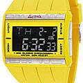 Activa by Invicta Midsize Unisex Digital Yellow Watch