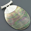 Sterling Silver Mother of Pearl Pendant (Indonesia)